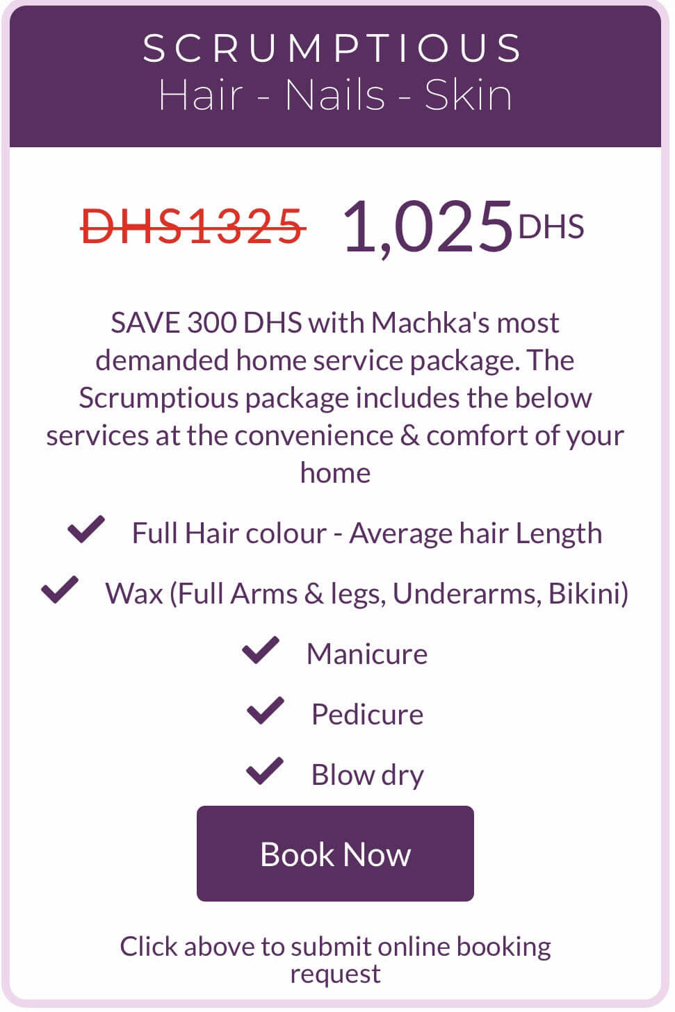 Dubai Machka Beauty & fitness services at home - Hair Salon services - Home services hair colour keratin extensions Brazilian blowout nails massage slimming personal training fitness and more - Package offer 4